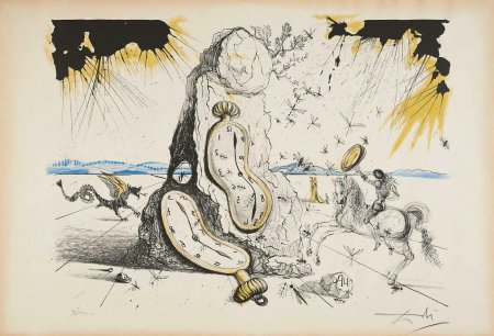 Графические работы Сальвадора дали