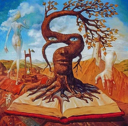 Картины Сальвадора дали дерево