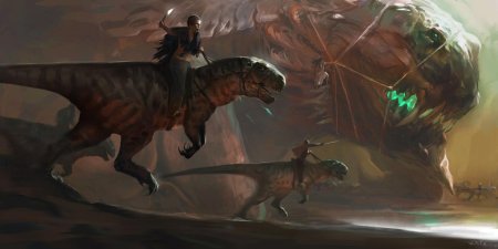 Динозавры арт