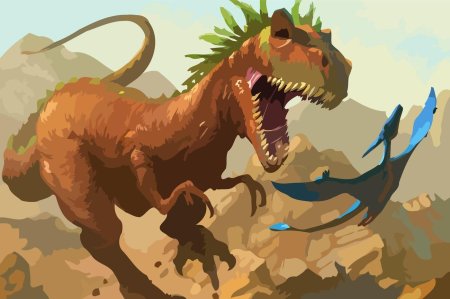 Динозавры арт