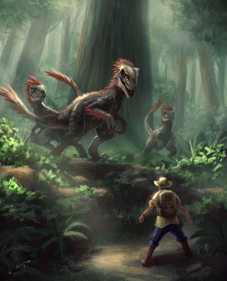 Динозавры арт