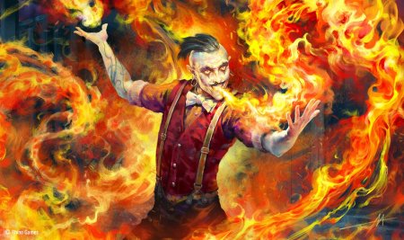 Огненный маг МТГ