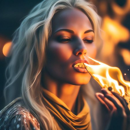 Женщина блондинка