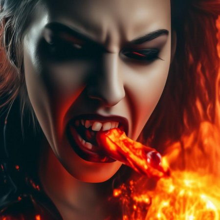 Девушка вампир