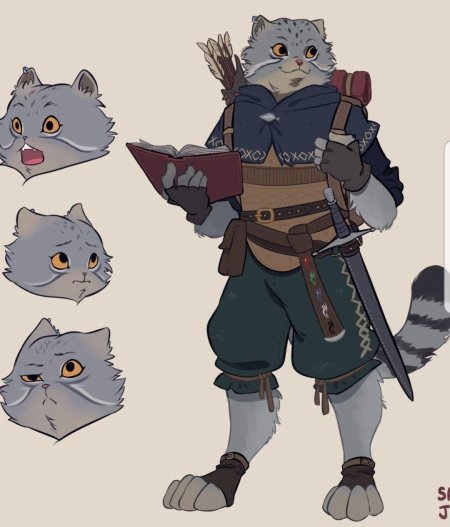 Кот прямоходящий арт