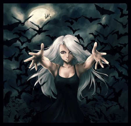 Красивая ведьма блондинка