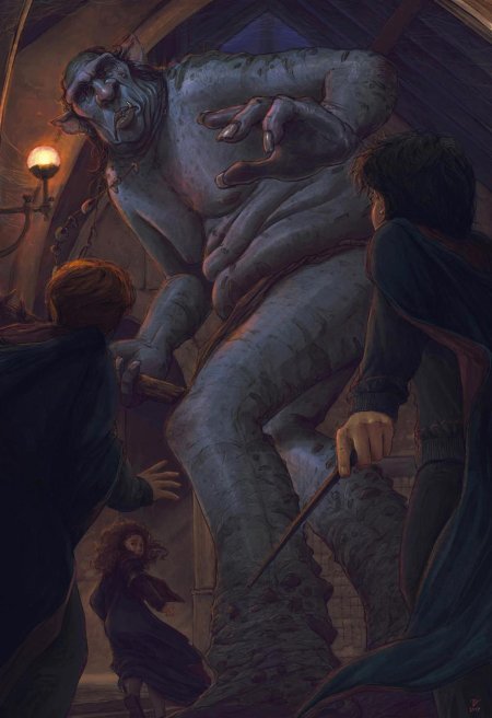 Фанарт Гарри Поттер и философский камень