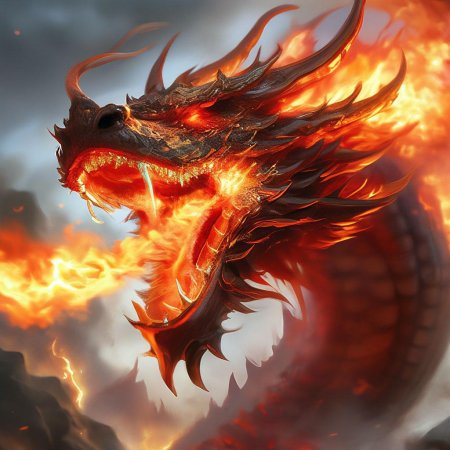 Дракон огнедышащий