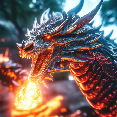 Дракон огненный