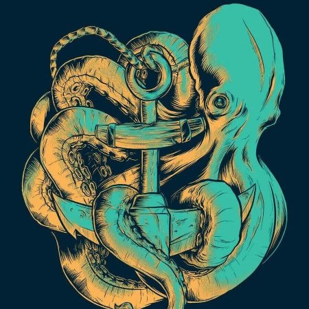 Осьминог арт
