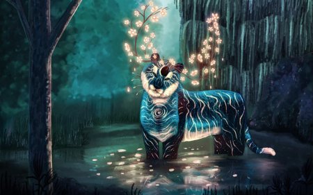 Бьякко белый тигр