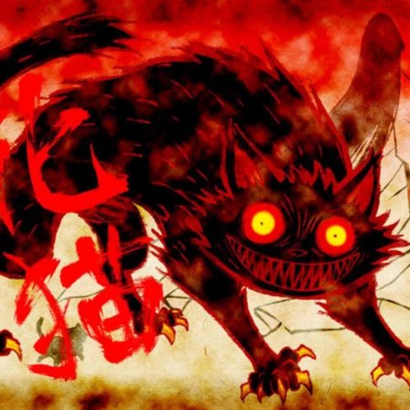 Японский кот демон Бакэнэко