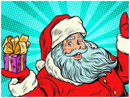 Поп арт новый год