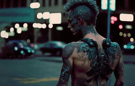 Ирокез киберпанк