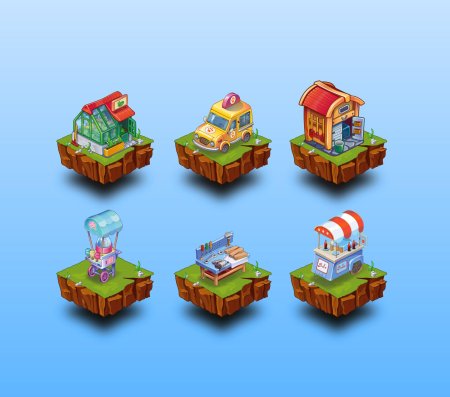 Ферма казуальная Графика