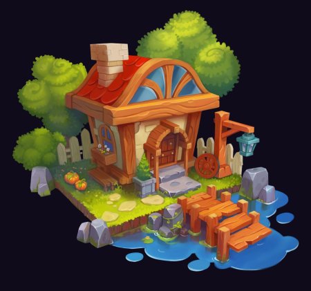 Казуальный домик