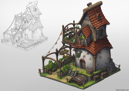 Средневековый дом вархаммер фэнтези