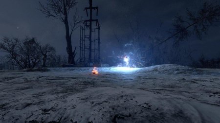 Зимний сталкер арт