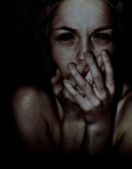 Девушка страх