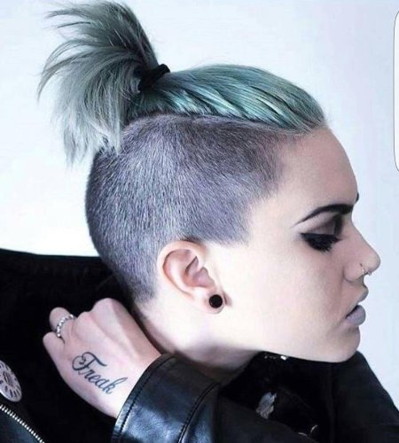 Стрижка томбой андеркат