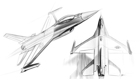 Истребитель скетч