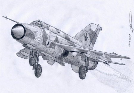 Самолет миг-21бис