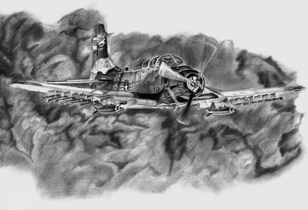 Рисунок самолета ил 2