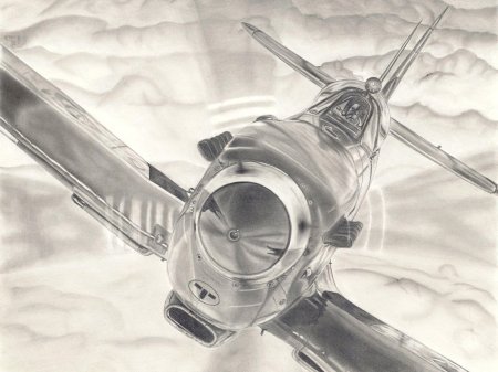 Самолет Графика