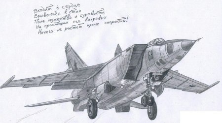 Миг 25 рисунок