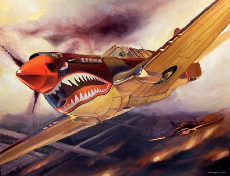 P-40 Warhawk летающие тигры
