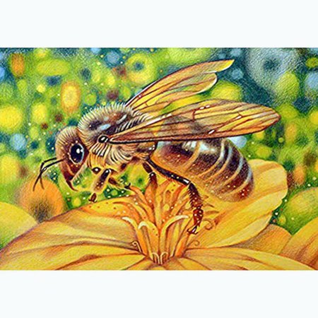 Алмазная мозаика пчела