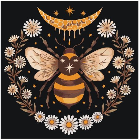 Пчела живопись