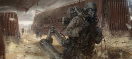 Биопанк солдат арт