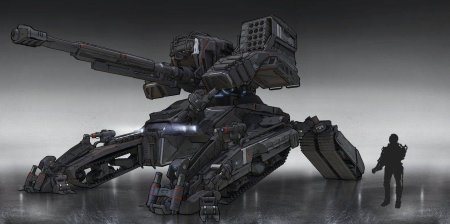 Экзо робот танк