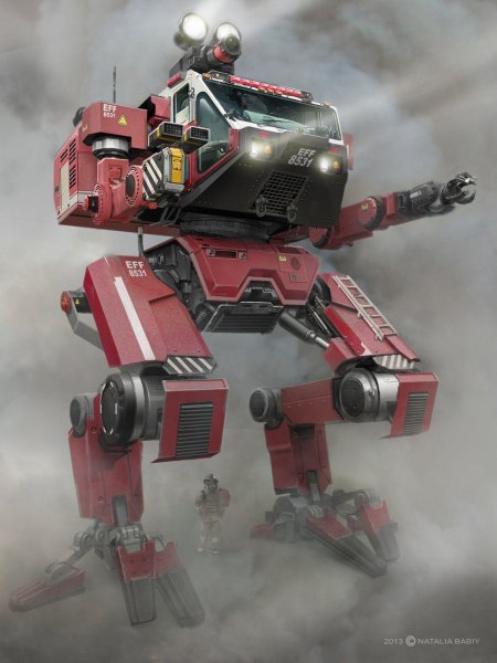 Пожарный робот