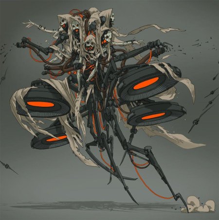 Киберниндзя концепт арт