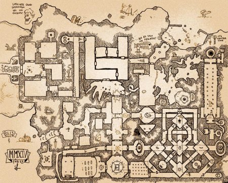 Карта катакомб ДНД