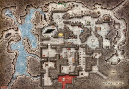 Map ДНД подземелье