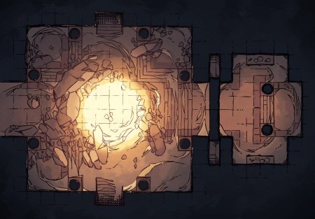 Храм ДНД карта