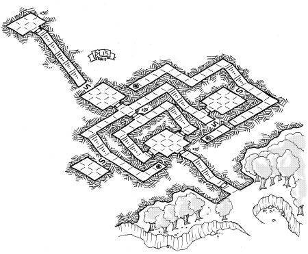 Карта подземелья ДНД