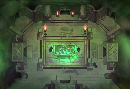 Подземелье храма ДНД