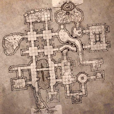 Карта подземелья ДНД