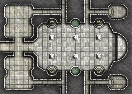 Карта подземелья ДНД