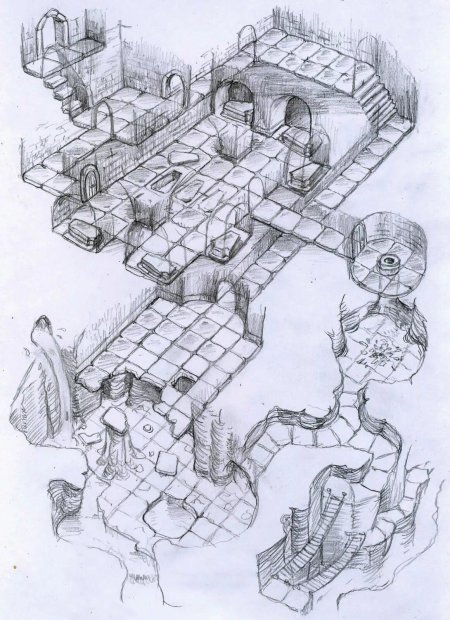 Карта подземелья ДНД