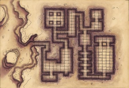 Карта подземелья ДНД 5
