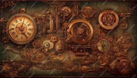 Фон стимпанк