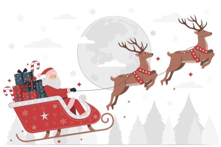 С праздником Рождество Санта