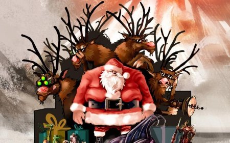 Смешные новогодние картинки