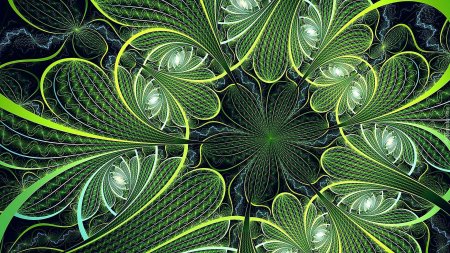 Зеленая абстракция