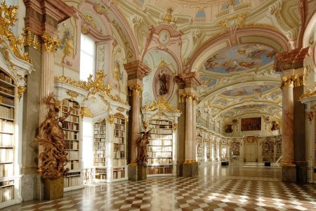 Библиотека аббатства Адмонт, Адмонт, Австрия